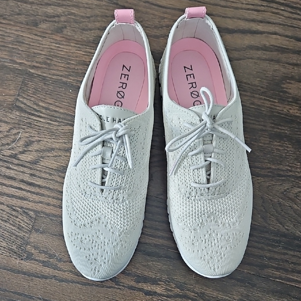 Cole Haan ZeroGrand Stitchlite Women's Off-White Lace-Up Sneakers